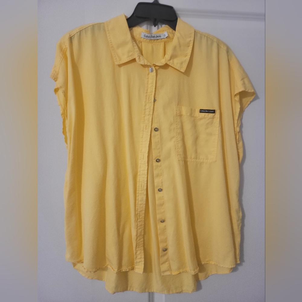Calvin Klein Jeans Yellow Women's Shirt